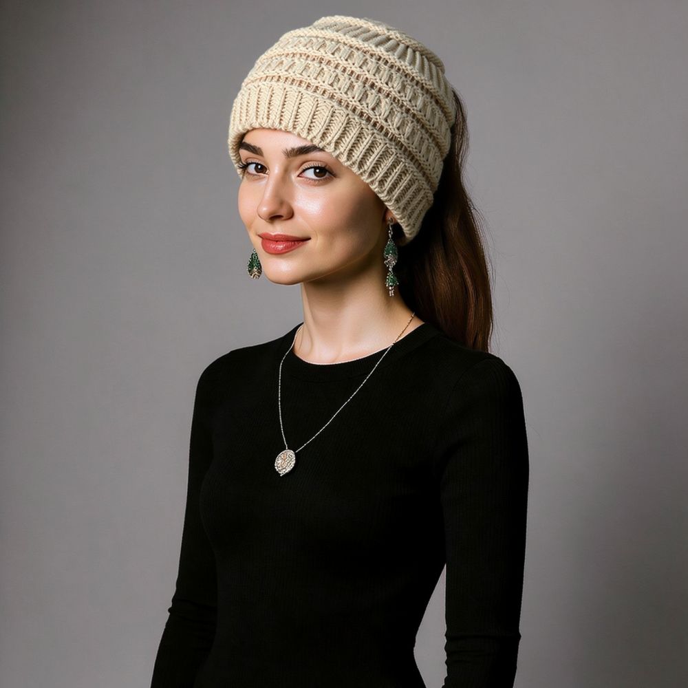 Fleece Ear Warmer Band - Diadema de punto para otoño e