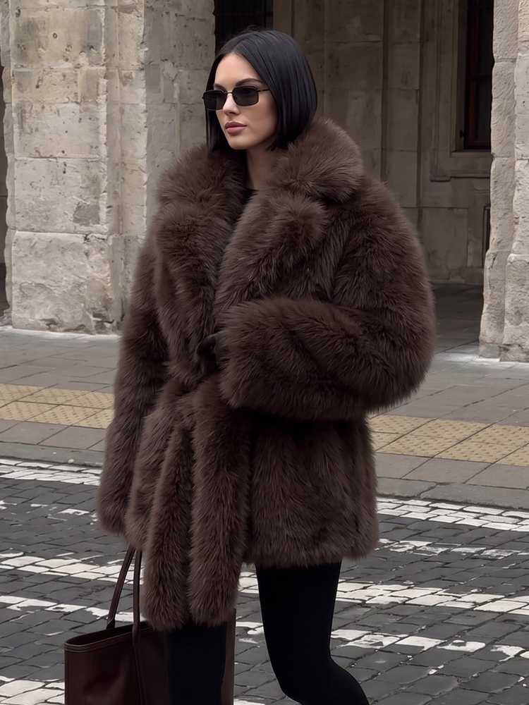 Wool Coat Peacoat - Mueyaruho 2026 Chaqueta de Invierno para