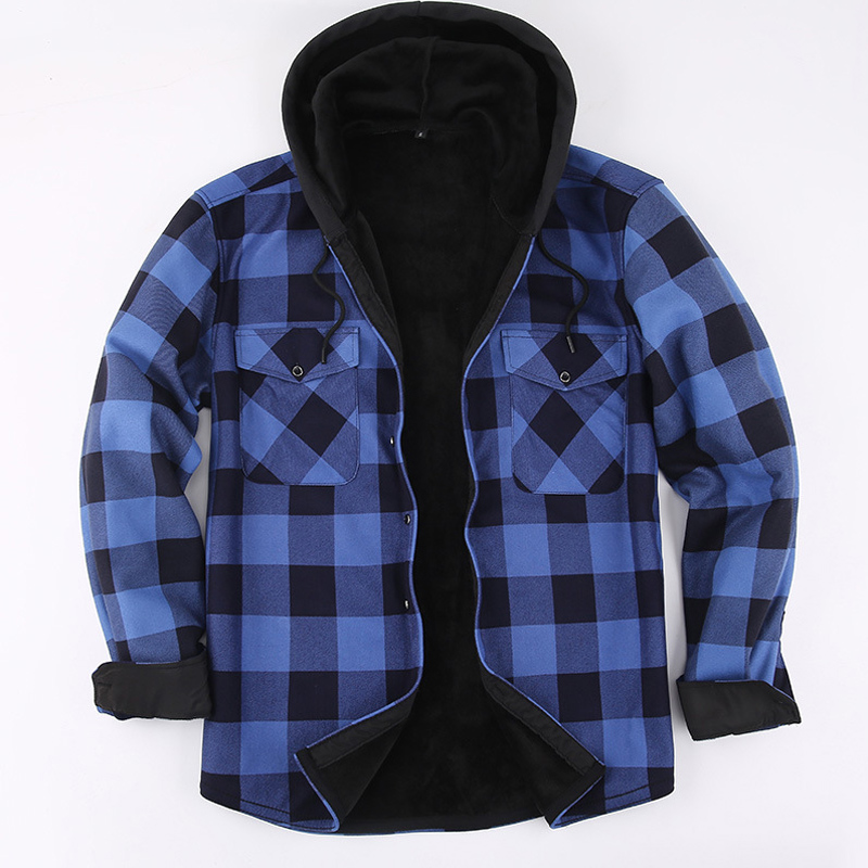 Flannel Shirt Lined - Camisas de manga larga cálidas de